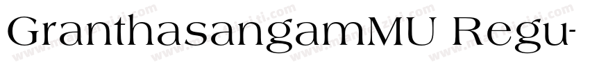 GranthasangamMU Regu字体转换